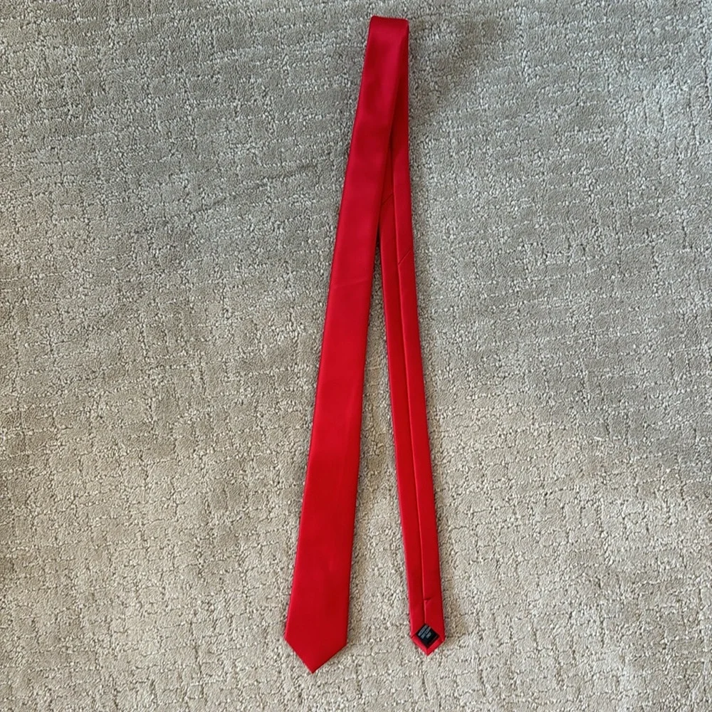 Red youth boy tie | Jacob Alexander